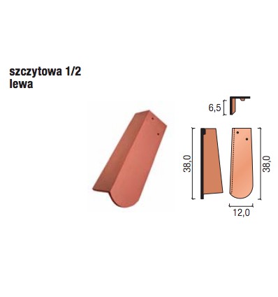 Karp.pół.szczyt.1/2 Lewa czer.a