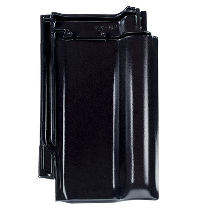 Braas Rubin 13V Czarna Brylant Glazura. - dach. podstawowa