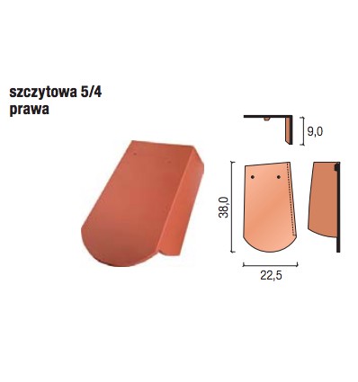 Karp.pół.szczyt.5/4 Prawa miedz