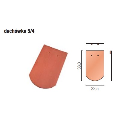 Karp.pół.5/4 cegl.ang.szl.