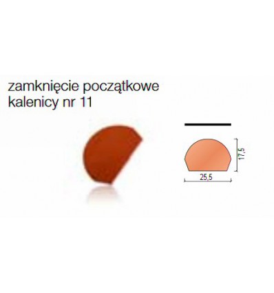 Alegra 9 zamknięcie początkowe kalenicy nr 11