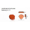 Zamknięcie końcowe kalenicy nr 11